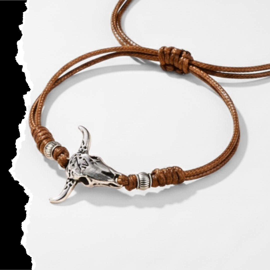 Bull Leather Bracelet