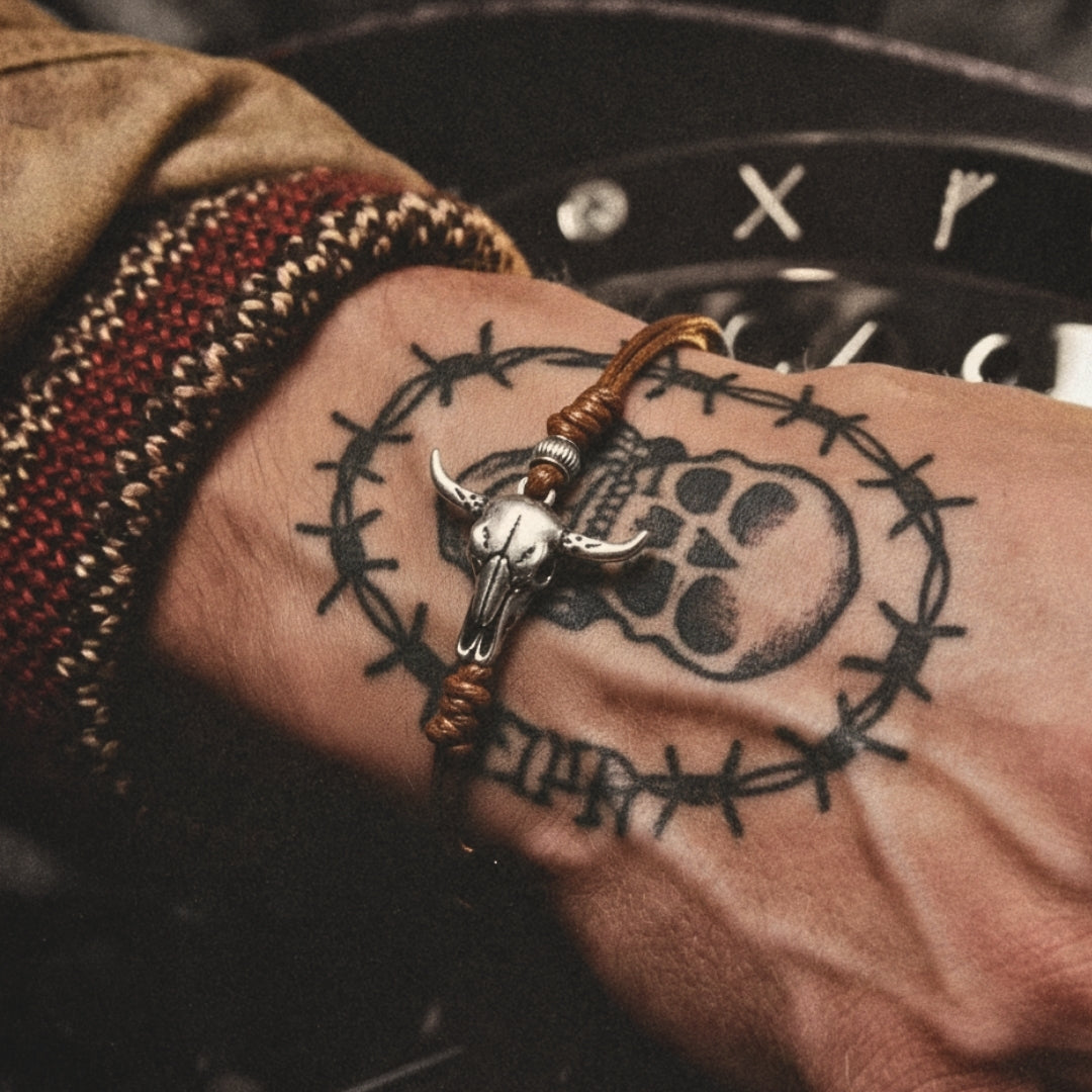 Bull Leather Bracelet