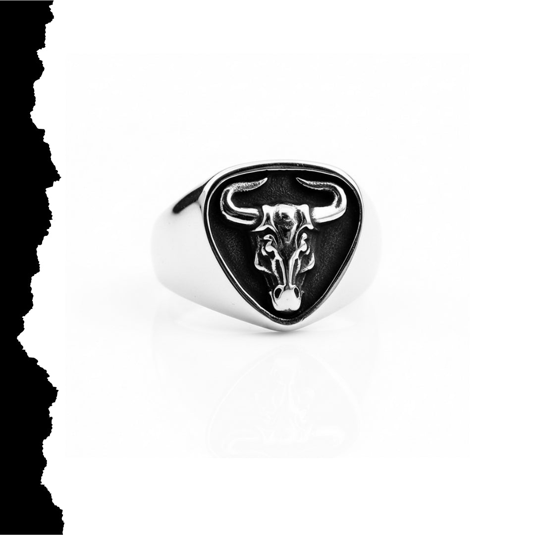 Steer Signet Ring