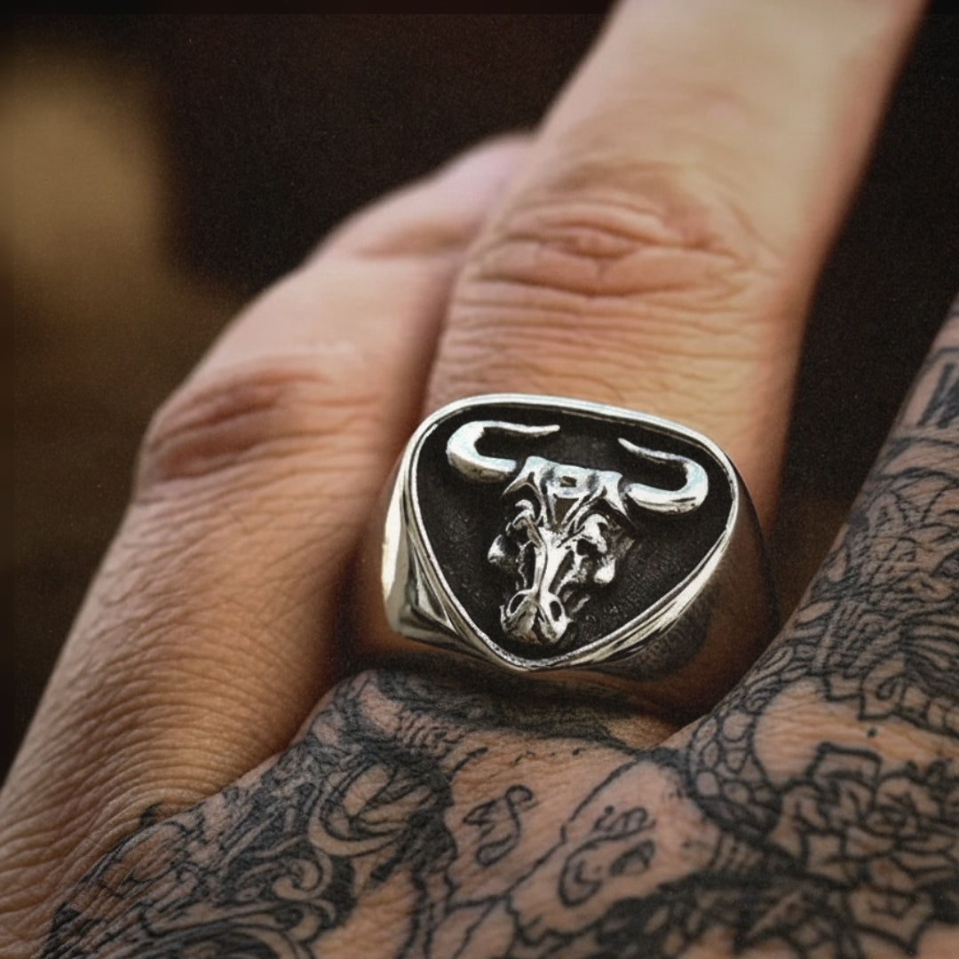 Steer Signet Ring