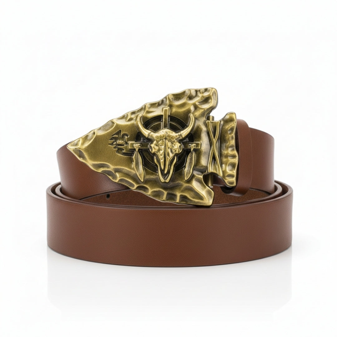 Etched Arrow Head Buckle