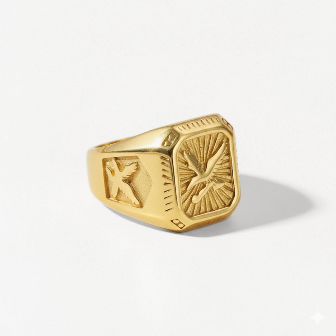 Iron Wing Signet Ring